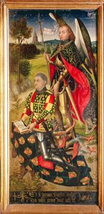 Right Panel, from the Main Altar Polyptych, Depicting the Donor of the Altarpiece, Michel de Chaugy by Rogier van der Weyden